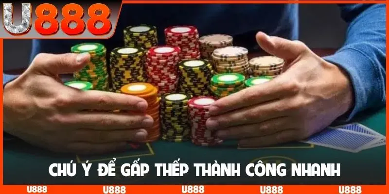 Chú ý để gấp thếp thành công nhanh
