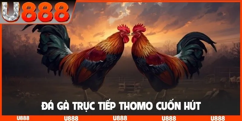 Hình thức đá gà trực tiếp Thomo cuốn hút